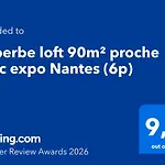 公寓 Superbe Loft 90m² Proche Parc Expo 南特